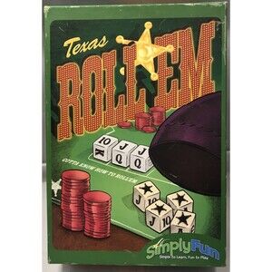 Texas Roll Em Game (Game Complete) Ages 10 and up, 2-6 players * MPN SF023